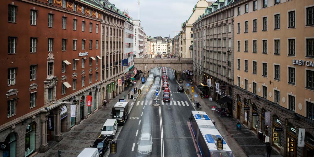 Kungsgatan in Stockholm.
