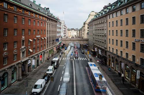Kungsgatan in Stockholm.